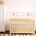 Ver imagem 3 de Elefantes e Coração Adesivo de Parede Infantil Faixa Border