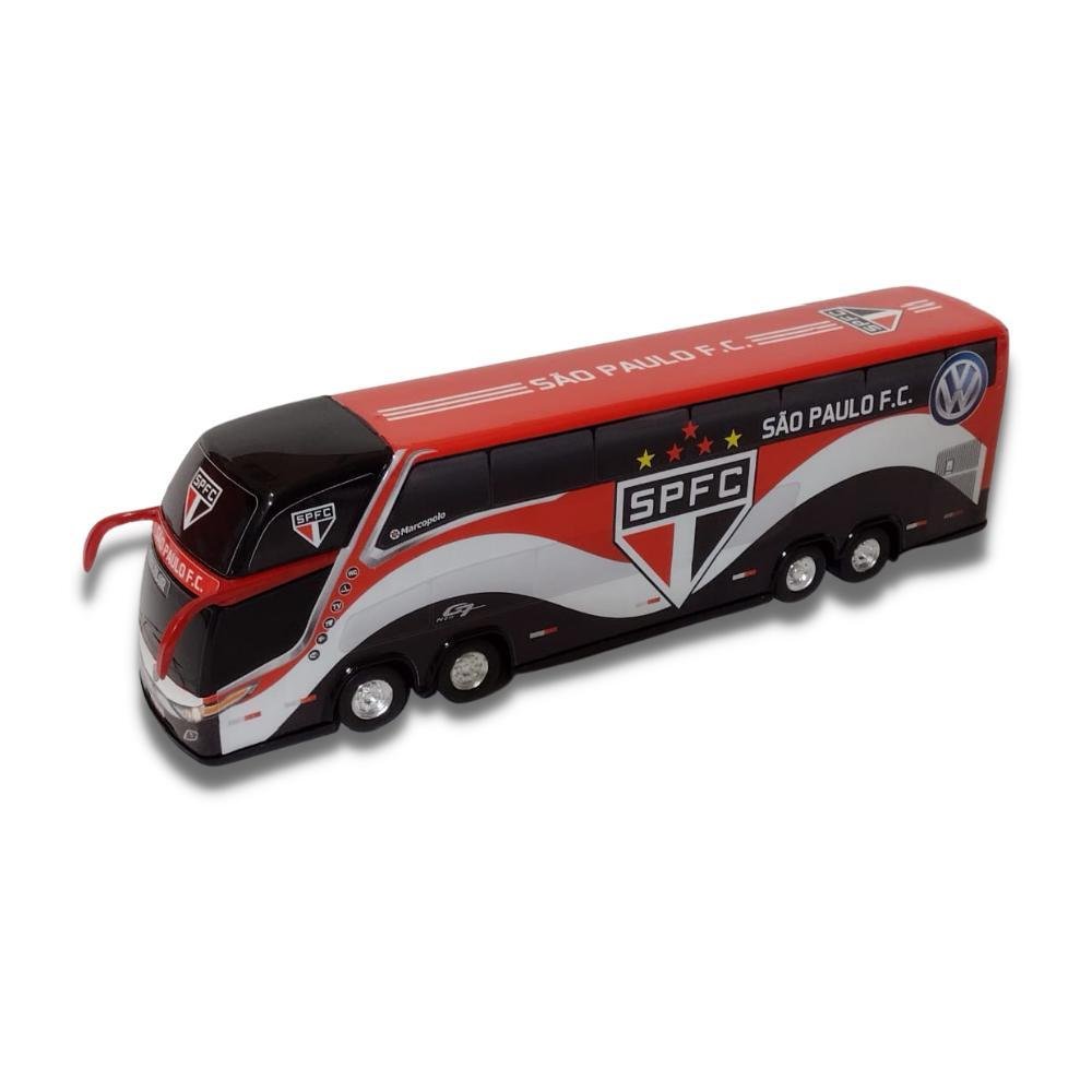 Brinquedo Miniatura Ônibus do São Paulo Fc + Caneca - 2