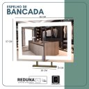 Ver imagem 5 de Espelho Retangular 50x70 Iluminado Led Touch Bancada Simples
