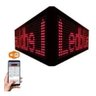 Painel Letreiro Led 100x20 Duplo Lado Vermelho Wifi Temperat:220v/verde - 2