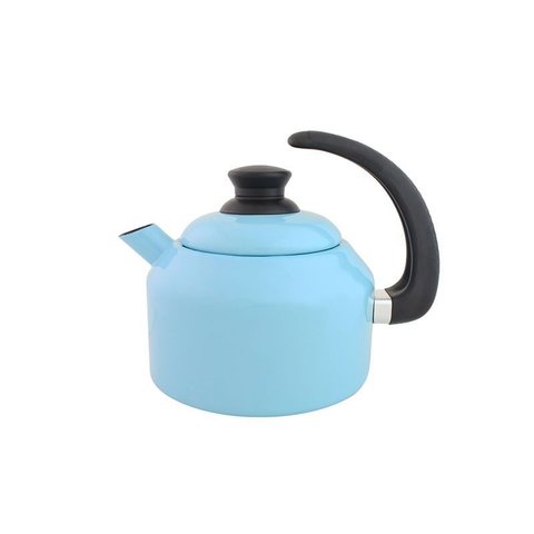 Chaleira Classica Aço e Esmaltada Azul Claro Agata 1.5litros Utensilios do Chef
