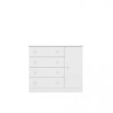 Ver imagem 2 de Cômoda Infantil 1 Porta 4 Gavetas Doce Sonho