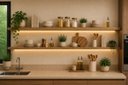 Ver imagem 3 de Prateleira MDF 30mm LED 220x25 Suporte Invisivel Freijo Natura 3000k 220V