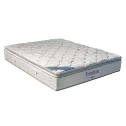 Cama Box Branco e Colchão Freedom Molas Ensacadas King Ortobom - 2