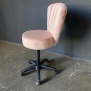 Ver imagem 3 de Cadeira Mocho Pétala Veludo Rose Gold Claro - In9 Decor
