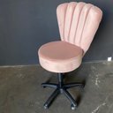 Ver imagem 2 de Cadeira Mocho Pétala Veludo Rose Gold Claro - In9 Decor