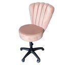 Ver imagem 1 de Cadeira Mocho Pétala Veludo Rose Gold Claro - In9 Decor
