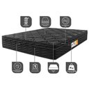 Ver imagem 3 de Colchão King Ortofirm Black 193x203x28 One Face Espuma D33 Preto