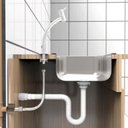 Ver imagem 4 de Rabicho Engate Mangueira 60 Cm Trançado Aço Inox Flexível Lorben