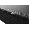 Cama Box Baú Casal + Colchão Molas Ensacadas Attractive Umaflex (138x188x67cm) Branco Box Preto - 7