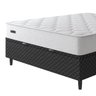 Cama Box Baú Casal + Colchão Molas Ensacadas Attractive Umaflex (138x188x67cm) Branco Box Preto - 8