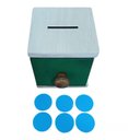 Ver imagem 5 de Caixa de Estímulo Cofre Educativos Pedagógicos Brinquedos em madeira Jogos divertidos Socialização 