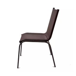 Cadeira Lótus Premium com Braço e sem Braço sem Braço Marrom - 2