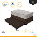 Ver imagem 3 de Cama Box Baú e Auxiliar Solteiro + Colchão de Molas Ensacadas Ortobom Airtech Springpocket