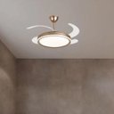 Ver imagem 2 de Ventilador de Teto Grande Led 3 em 1 Lampada Pa Retratil Controle Remoto Casa Escritorio Trabalho Mo