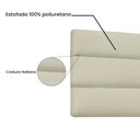 Ver imagem 3 de Cabeceira Painel La Italiana Para Cama Box King 195 cm Corino Bege - D’Rossi
