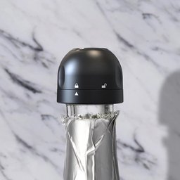 Rolha de Vinho Garrafas C Trava Reutilizável Vinho Champanhe - 4