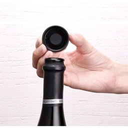 Rolha de Vinho Garrafas C Trava Reutilizável Vinho Champanhe - 5