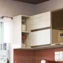 Ver imagem 1 de Armário para Cozinha Aéreo Canto Greta Bege/Crema