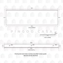 Ver imagem 5 de Prateleira Inox Para Cozinha Gourmet 50 Cm Guará Pingoo.casa - Dourado Rose
