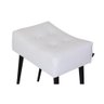 Puff Banqueta Nobre Branco Preto Stay Puff - 2