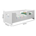 Ver imagem 5 de Cama Infantil Montessoriana Meninas Meninos Baby para Quarto de Criança Encanto Cor Branco