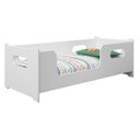Ver imagem 1 de Cama Infantil Montessoriana Meninas Meninos Baby para Quarto de Criança Encanto Cor Branco
