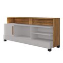 Ver imagem 4 de Rack Tv Taipu 55 Pol 1 Porta Off White Cinamomo Bechara