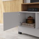 Ver imagem 3 de Rack Tv Taipu 55 Pol 1 Porta Off White Cinamomo Bechara