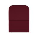 Ver imagem 1 de Cabeceira Estofada Solteiro Alana 90cm Suede Vinho