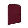 Cabeceira Estofada Solteiro Alana 90cm Suede Vinho - 2