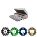 Ver imagem 7 de Bicama Box Baú Suede 88x188 com Colchão Ecoline D33 Ecoflex