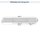Ver imagem 7 de Cozinha Planejada 7 Peças 5 Aéreos 2 Balcões Nara CabeCasa MadeiraOriginals Marrom/Avena/Cinza Claro