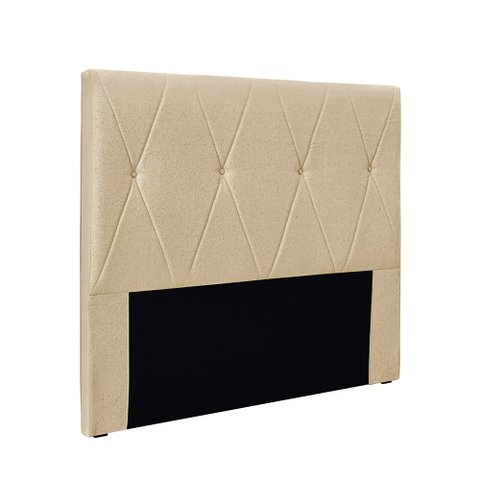 Cabeceira Cama Box Casal 140 Cm Aquilla Linho Dourado S04 - D'Rossi