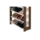 Ver imagem 6 de Armário Sapateira Casal Az1006 C/ 8 Prateleiras Amêndoa/branco - Tecno Mobili
