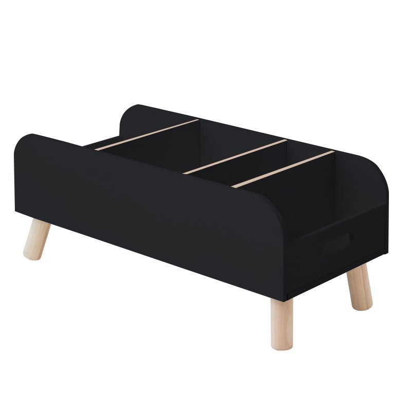 Porta Livros Revisteiro Infantil De Chão c/ pé palito - Montessori - 60cm - 3