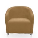 Ver imagem 4 de Poltrona Redonda Moderna e Confortavel Alicia Suede