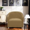 Ver imagem 2 de Poltrona Redonda Moderna e Confortavel Alicia Suede