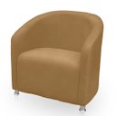 Ver imagem 5 de Poltrona Redonda Moderna e Confortavel Alicia Suede