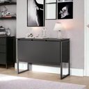 Ver imagem 2 de Buffet Verona Cadiz 3 Portas 3 Prateleiras MDP 120cm Preto Onix