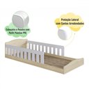 Ver imagem 5 de Cama Infantil Encanto Montessoriana Carvalho Araguaia/branco - Completa Móveis