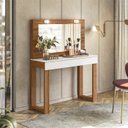 Ver imagem 7 de Penteadeira Camarim Rill 110 cm Cinamomo Mell Branco MBL