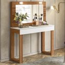 Ver imagem 2 de Penteadeira Camarim Rill 110 cm Cinamomo Mell Branco MBL