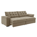 Ver imagem 1 de Sofá Retrátil e Reclinável Bipartido 2,30m 3 Lugares Palermo Slim Luizzi