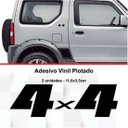 Ver imagem 3 de Adesivo Vinil Plotado 4x4 Lateral Par Veículo Off Road