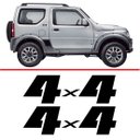 Ver imagem 1 de Adesivo Vinil Plotado 4x4 Lateral Par Veículo Off Road