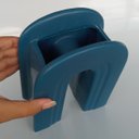 Ver imagem 2 de Opala Vaso 18x13x7cm Cerâmica Azul