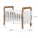 Ver imagem 7 de Kit Quarto Completo para Bebê Soninho Branco Amadeirado