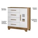 Ver imagem 5 de Kit Quarto Completo para Bebê Soninho Branco Amadeirado