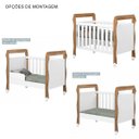Ver imagem 6 de Kit Quarto Completo para Bebê Soninho Branco Amadeirado
